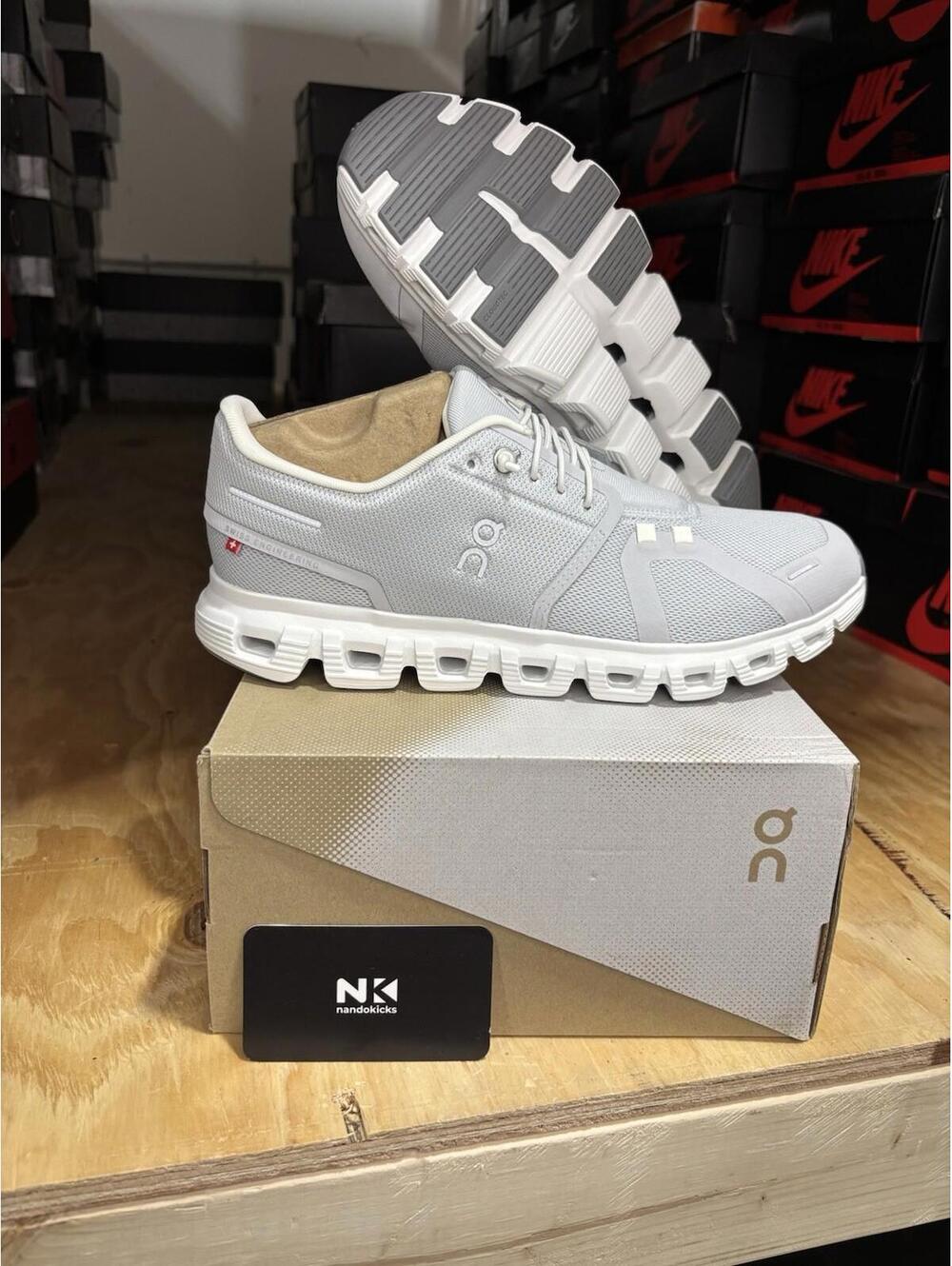 On Cloud 6 Glacier White 3MF10070070 Men Size 8M